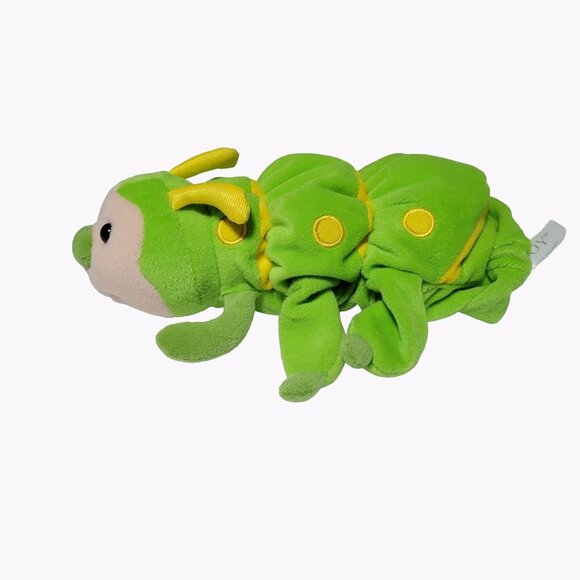 Caltoy Green Grasshopper Bug Hand Puppet 9 inch Plush Toy Pretend Stuffed Animal - Picture 4 of 7
